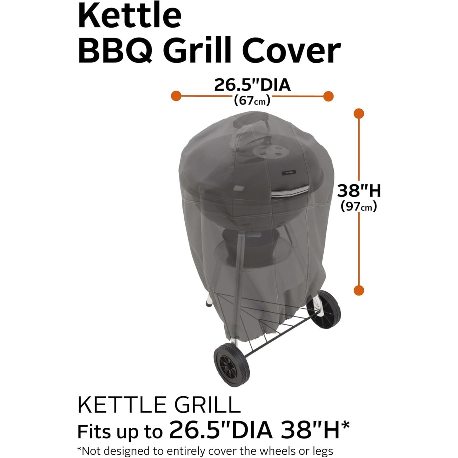 Kettle BBQ Cover | Kettle Barbecue Cover | Kettle Grill Cover, image 2
