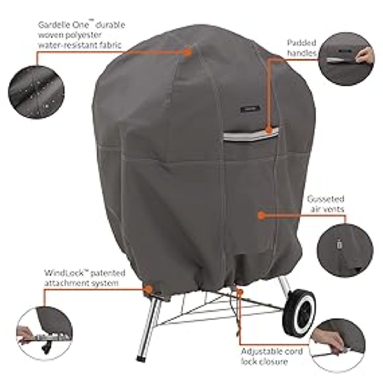 Kettle BBQ Cover | Kettle Barbecue Cover | Kettle Grill Cover, image 8