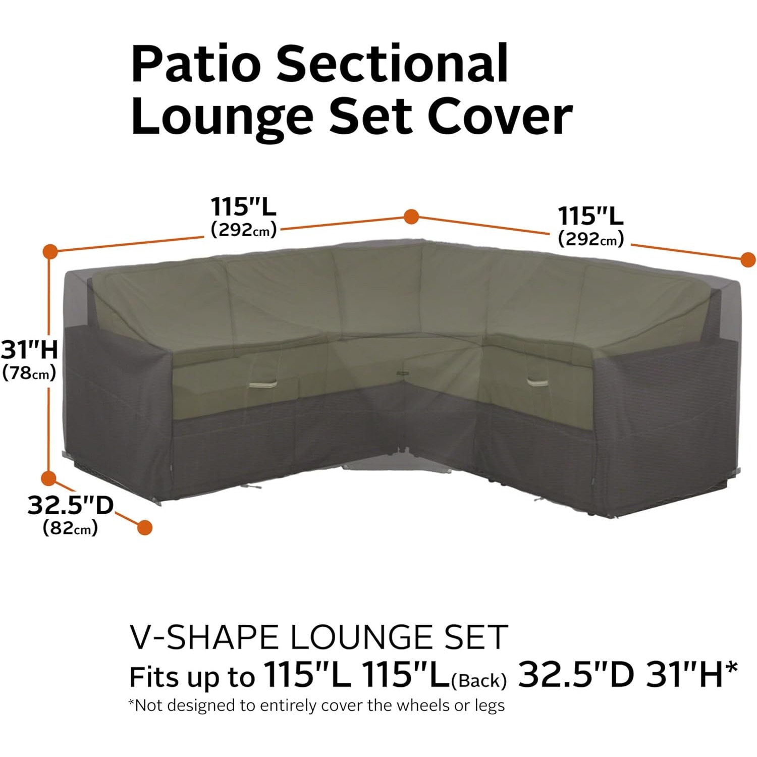 Lounge Set Cover | Covers For Outdoor Sofas | L Shaped Outdoor Sofa Cover, image 8
