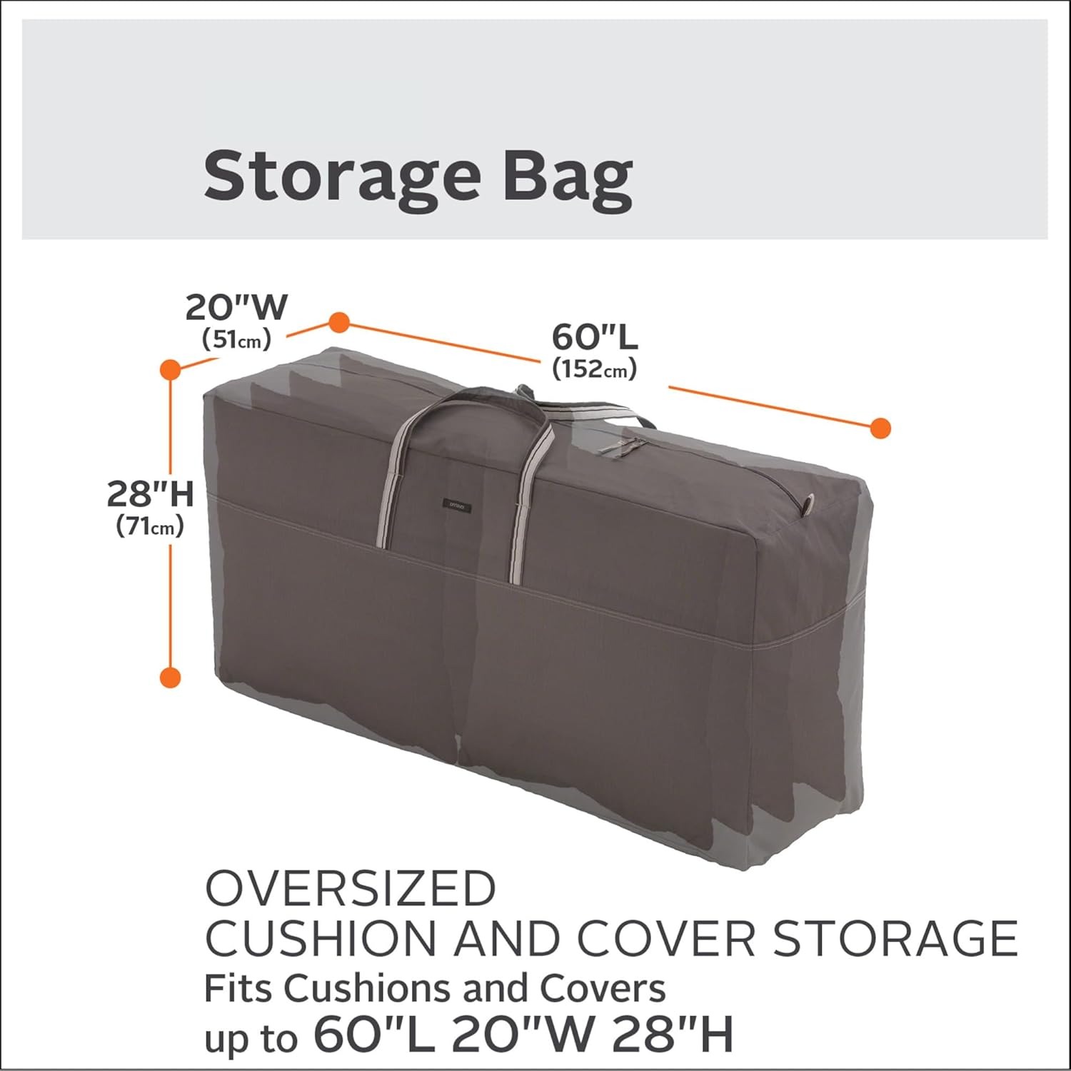 Outdoor Cushion Storage Bag | Storage Bag Outdoor Cushions | Garden Cushion Storage Bag, image 2