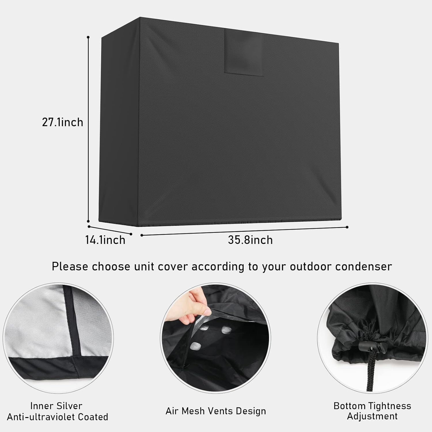 Split Air Conditioner Cover | Split AC Cover | Covers For Mini Splits, image 5
